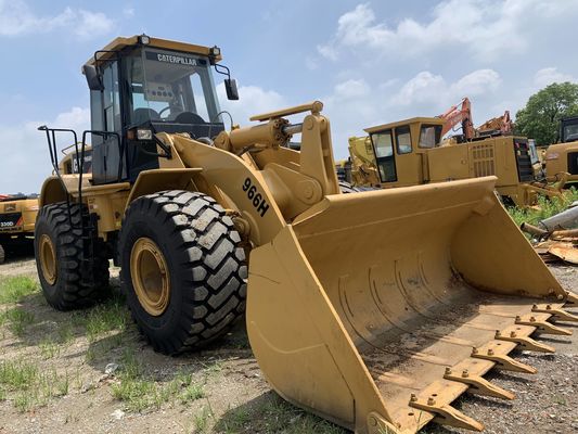 Низкий уровень шума 966H Использованная колесная погрузчица CAT высокоэффективная с двигателем CAT