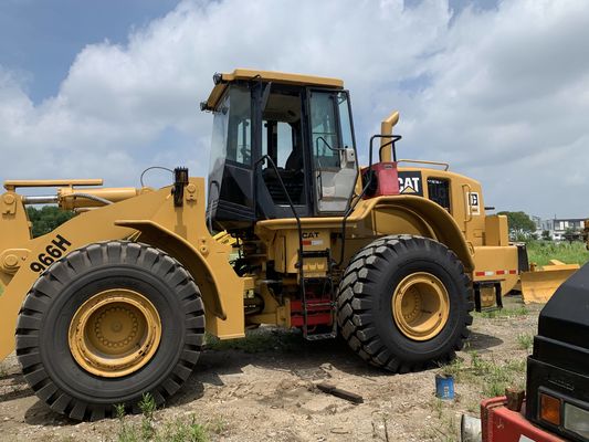 Низкий уровень шума 966H Использованная колесная погрузчица CAT высокоэффективная с двигателем CAT