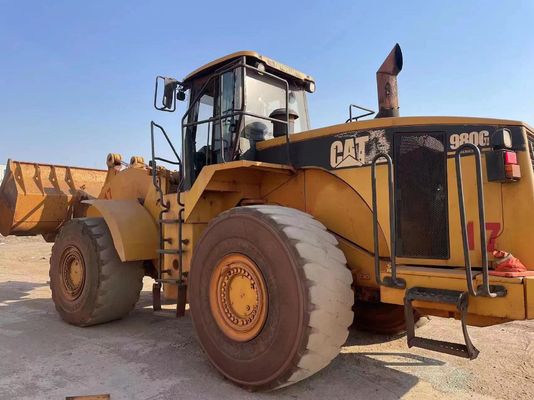 Колесная подержанная гусеница 980G загрузчик легкая эксплуатация В хорошем состоянии