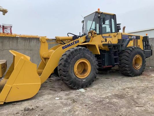 Переокрашивать цвет Подержанный колесный погрузчик Komatsu WA470-6 Подержанный погрузчик