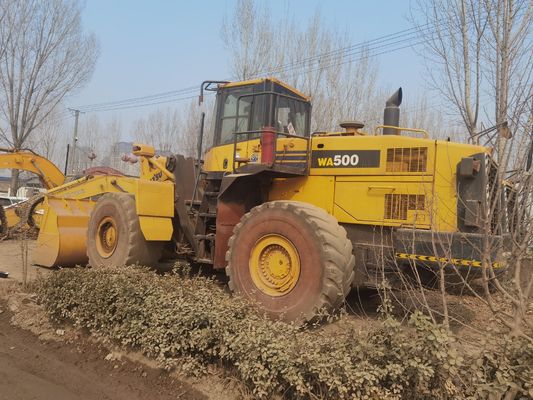 Использованный Komatsu WA500 6-колесный погрузчик WA600-6