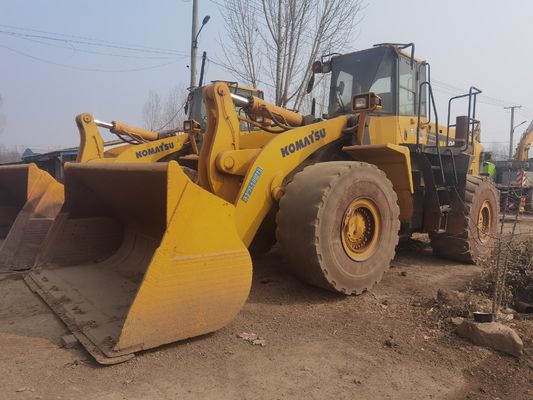 Использованный Komatsu WA500 6-колесный погрузчик WA600-6
