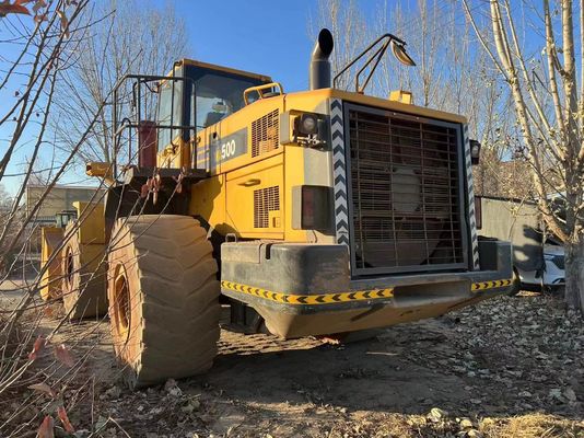 Использованный Komatsu WA500 6-колесный погрузчик WA600-6