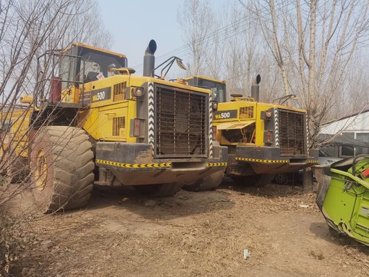 Использованный Komatsu WA500 6-колесный погрузчик WA600-6