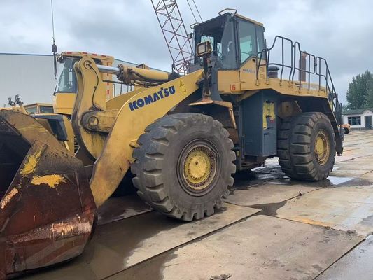 Komatsu WA600-6 Использованный грузовик с маленькими колесами WA500-6 Безопасность работы в горнодобывающей промышленности