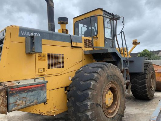 Оригинальный цвет Использованный Komatsu WA470-3 колесный погрузчик В отличном состоянии