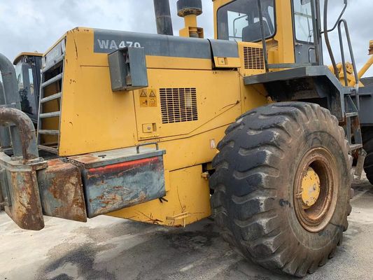 Оригинальный цвет Использованный Komatsu WA470-3 колесный погрузчик В отличном состоянии