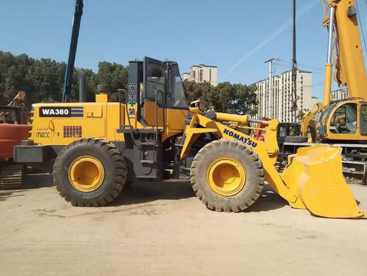 Япония WA380-3 Подержанные колесные погрузчики Komatsu