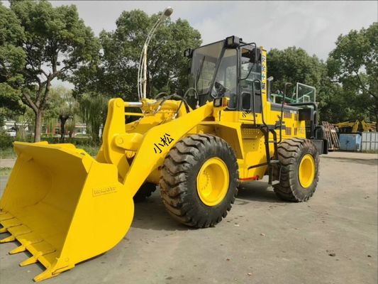 Оригинальный японский подержанный колесный погрузчик Komatsu WA320-3