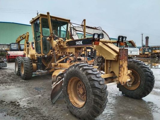 Оригинальный США 140K Использованный CAT Motor Grader Высокая производительность Эффективность использования топлива