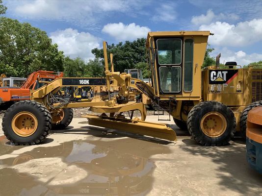 CAT 160K Использованный двигатель-грейдер высокоэффективный Использованный грызунный двигатель-грейдер