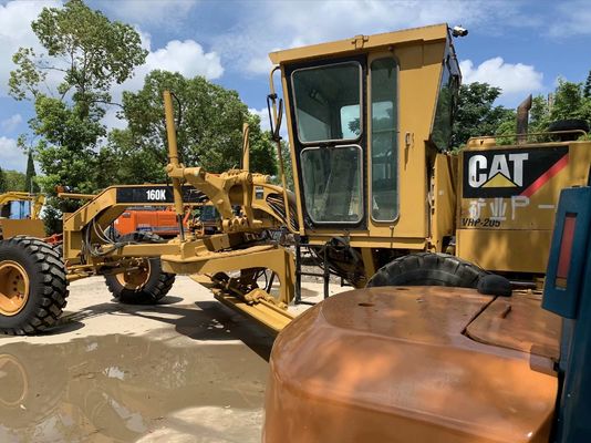 CAT 160K Использованный двигатель-грейдер высокоэффективный Использованный грызунный двигатель-грейдер