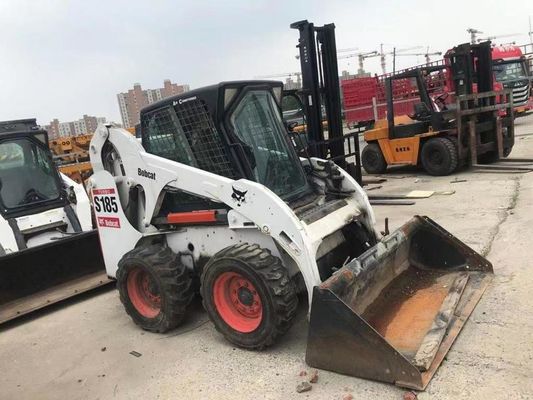 Оригинальный цвет S185 Использованные скользящие погрузчики Bobcat Безопасность эксплуатации В хорошем состоянии