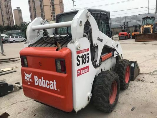 Оригинальный цвет S185 Использованные скользящие погрузчики Bobcat Безопасность эксплуатации В хорошем состоянии