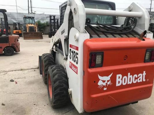 Оригинальный цвет S185 Использованные скользящие погрузчики Bobcat Безопасность эксплуатации В хорошем состоянии