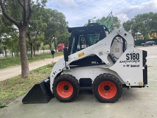 S180 Bobcat Скид Стер Loader Оригинальный цвет Подержанный Низкий уровень технического обслуживания