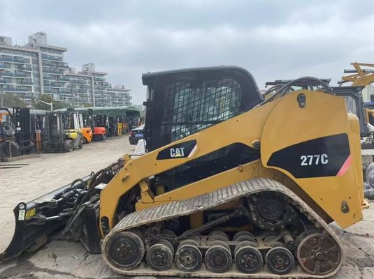 Мощный 277C Использованный Caterpillar Skid Steer Эффективность топлива В хорошем состоянии