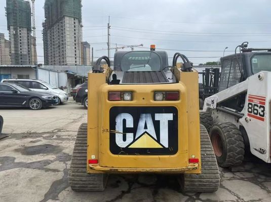 Мощный 277C Использованный Caterpillar Skid Steer Эффективность топлива В хорошем состоянии