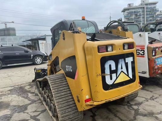 Мощный 277C Использованный Caterpillar Skid Steer Эффективность топлива В хорошем состоянии