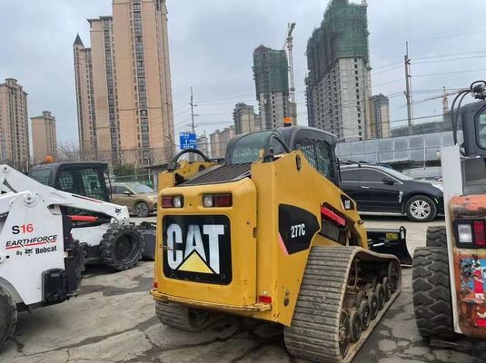 Мощный 277C Использованный Caterpillar Skid Steer Эффективность топлива В хорошем состоянии
