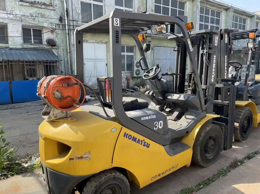 Использованный газовый вилочный погрузчик Komatsu 3 тонны