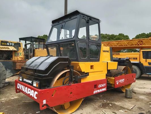 Dynapac CC421 Двойной барабанный дорожный ролик высокой производительности Швеция