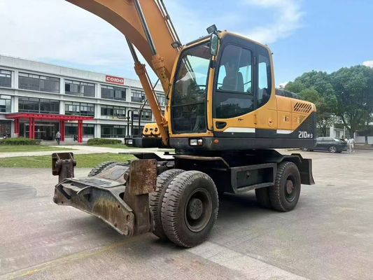 Подержанный экскаватор на колесах Hyundai R210W-9 В отличном состоянии/Подержанный экскаватор на колесах для продажи