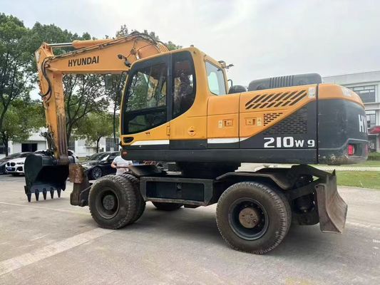 Подержанный экскаватор на колесах Hyundai R210W-9 В отличном состоянии/Подержанный экскаватор на колесах для продажи