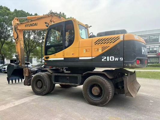 Подержанный экскаватор на колесах Hyundai R210W-9 В отличном состоянии/Подержанный экскаватор на колесах для продажи