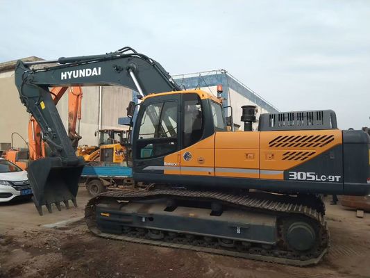 R305LC-9T Использованный экскаватор Использованный экскаватор Hyundai Для строительной площадки