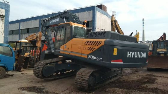 R305LC-9T Использованный экскаватор Использованный экскаватор Hyundai Для строительной площадки
