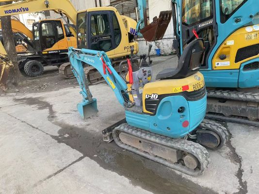 Kubota U10-3 Mini Использованный экскаватор Внутренний рабочий Эксплуатационный экскаватор