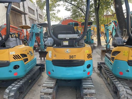 Оригинальный цвет Использованный экскаватор Kobelco U17 высокая эффективность для работы в помещении