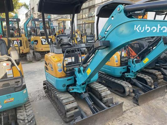 Оригинальный цвет Использованный экскаватор Kobelco U17 высокая эффективность для работы в помещении