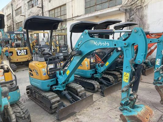 Оригинальный цвет Использованный экскаватор Kobelco U17 высокая эффективность для работы в помещении