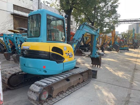 Япония использует мини-экскаватор Kubota U40-5 с эффективной гидравлической системой