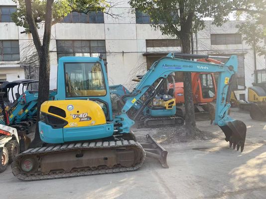 Япония использует мини-экскаватор Kubota U40-5 с эффективной гидравлической системой