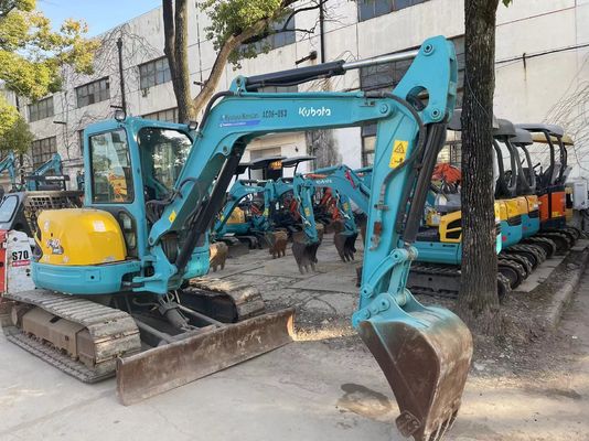 Япония использует мини-экскаватор Kubota U40-5 с эффективной гидравлической системой