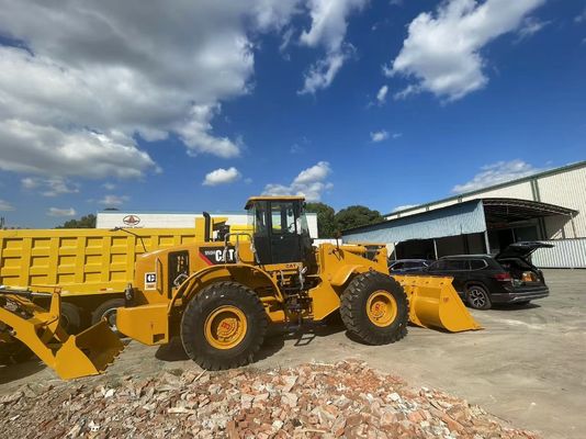 CAT 950H Использованный колесный погрузчик Строительная площадка Передний погрузчик, используемый в Африке