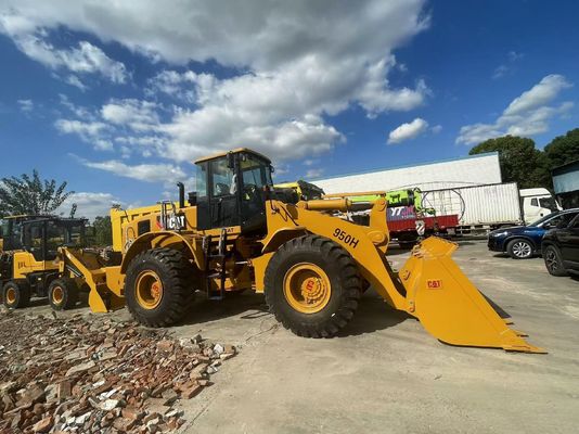 CAT 950H Использованный колесный погрузчик Строительная площадка Передний погрузчик, используемый в Африке