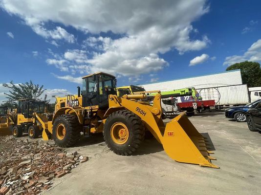 CAT 950H Использованный колесный погрузчик Строительная площадка Передний погрузчик, используемый в Африке