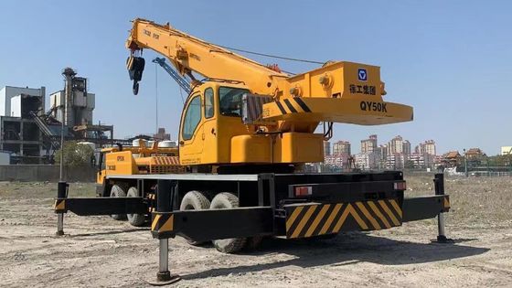 XCMG QY50K-II 50 тонн использованный грузовик кран высокой мощности использованные грузовики бум