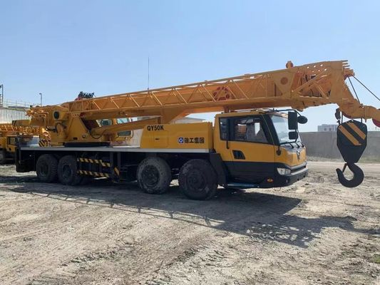 XCMG QY50K-II 50 тонн использованный грузовик кран высокой мощности использованные грузовики бум