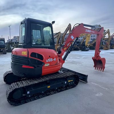 Оригинальная Япония Подержанный Кубота U55-4 мини экскаватор Продажа/Подержанный Кубота мини экскаватор Продажа