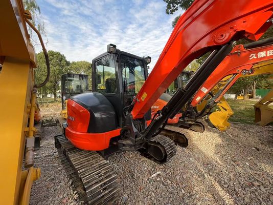 Переокрашивание цвета использованный Кубота KX163-5 мини-кралер экскаватор в отличном состоянии/Кубота экскаватор с EPA двигателем и качающейся рукой