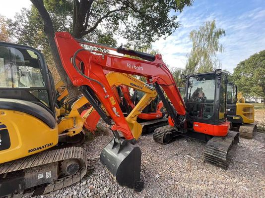 Переокрашивание цвета использованный Кубота KX163-5 мини-кралер экскаватор в отличном состоянии/Кубота экскаватор с EPA двигателем и качающейся рукой
