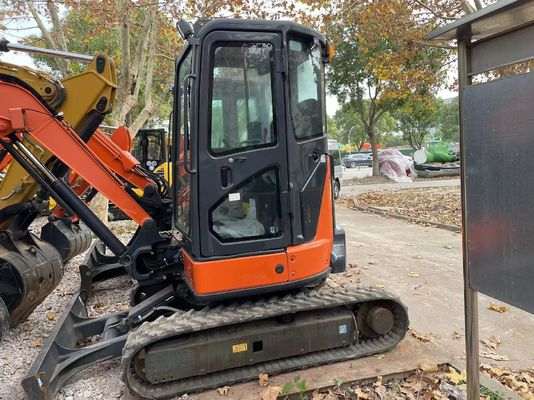 Оригинальный японский мини экскаватор Hitachi ZX35U-5N в отличном состоянии / японский мини экскаватор с колесной рукой и двигателем EPA