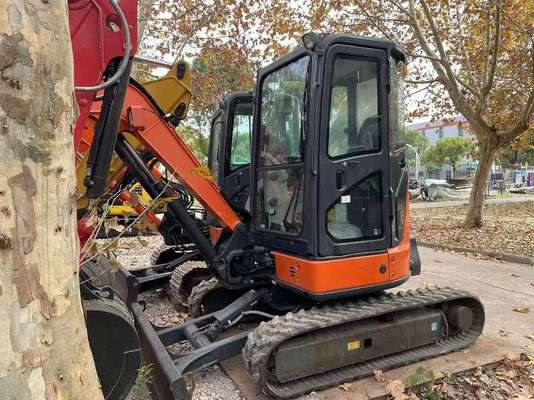 Оригинальный японский мини экскаватор Hitachi ZX35U-5N в отличном состоянии / японский мини экскаватор с колесной рукой и двигателем EPA