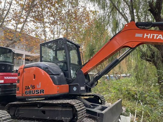 Оригинальный японский экскаватор Hitachi ZX68USR-5A в отличном состоянии.