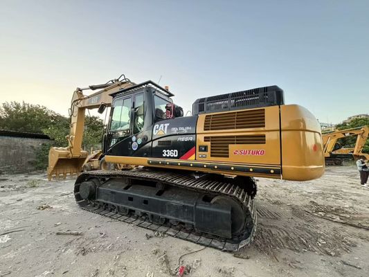 Использованный кралер Caterpillar 336D экскаватор переокрашивание цвет 36 тонн для добычи полезных ископаемых